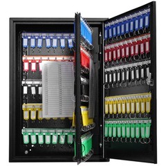 VEVOR 200-Key Cabinet Key Lock Box with Adjustable Racks & Colorful Key Tags