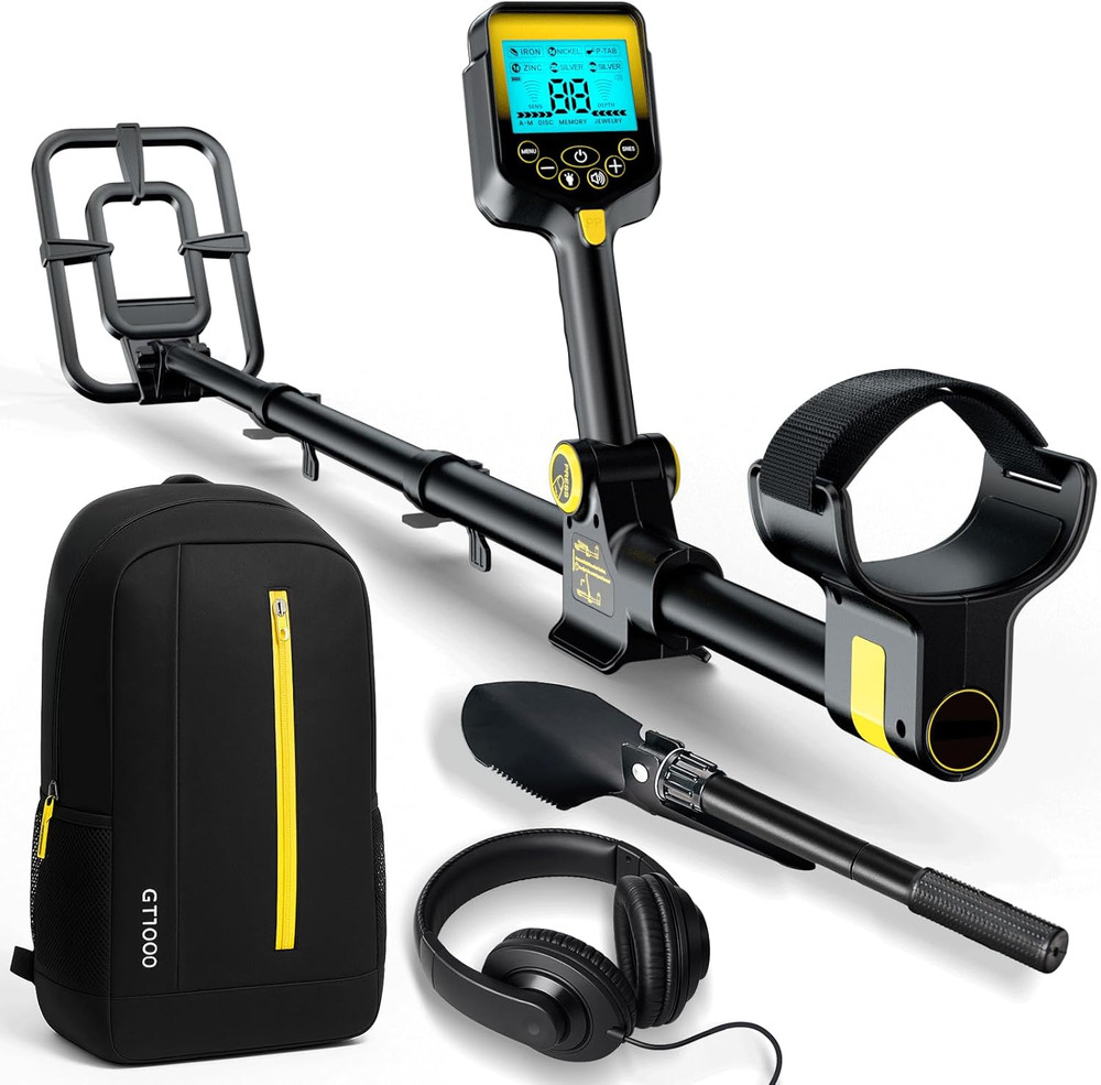 Metal Detector for Adults Waterproof – 2000mAh Chargeable Professional Cordle…