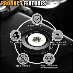 20PC M6 Fender Washer Bolt Kit Aluminum Alloy Anodized Car Engine Bay Dress Up