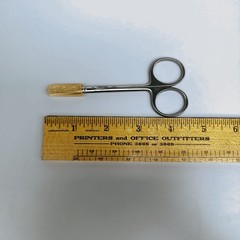 Aesculap BC106R Iris Delicate Pattern Straight Sharp / Sharp Scissors, 4-1/2