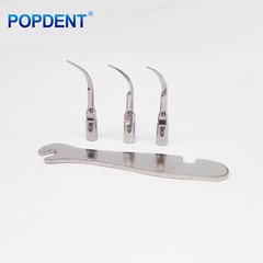 Dental Ultrasonic Air Perio Scaler Handpiece Hygienist 2 4-Holes 3 Tips POPDENT
