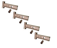 4 Caterpillar Style Scarifier Shank T-Lock w/ Grommet, 5K-1458, 5K-1459, 9F-5116