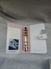 NIB Webster’s Pages Small Planner Spiral Notebook, White Floral, No Calendar
