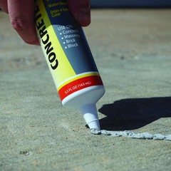 Easy Application 5.5 Oz Concrete Crack Filler – Grey, Interior/Exterior Use