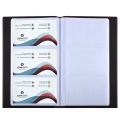 Business Name Card Organizer Book Booklet Wallet Holder PU Leather 300 Cards US