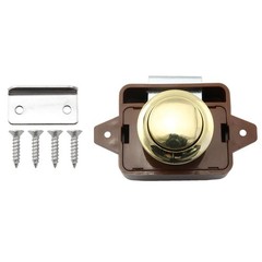 Keyless Push Button Catch Door Knob Lock Push Button Catch Lock for RV Carava…
