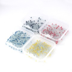100 Pcs Dental Endo Quartz Fiber Post Straight/Screw Restorative Posts 1.0-1.8mm