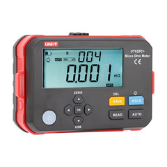 UT620C+ Digital DC Low Resistance Meter Micro Ohm Meter Cable Wire/Coil/Motor Re