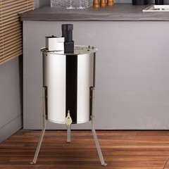 Uimoso Electric Honey Extractor for Beekeeping, Stainless Steel, 4/8 Frames