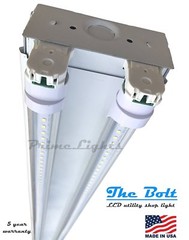 4′ ft. 2 Lamp T8 LED Strip Light Fixture – Shop, Garage, 44W 5,700lm (Qty 8)