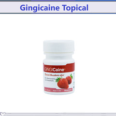 Dental Gingicaine Topical Anesthetic Gel 1oz Jar, Exp 02/2029