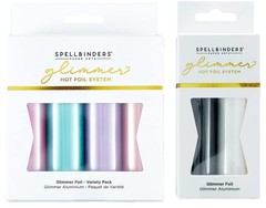 Satin Pastels & Opaque Black/White Hot Foil – 6 Rolls Variety Pack for Crafting