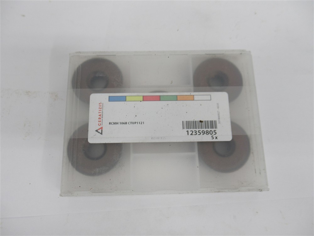 Ceratizit 12359805 , RCMH 106B CTUP1121 , Carbide Turning Insert (PK 5)