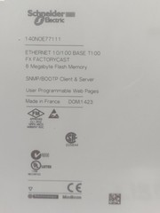SCHNEIDER ELECTRIC 140NOE77111 ETHERNET NETWORK TCP/IP MODULE ( USED CONDITION )