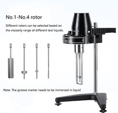 NDJ-1 Rotational Viscometer Viscosity Meter 1-100,000mPa.s Accuracy:±5.0% Digita