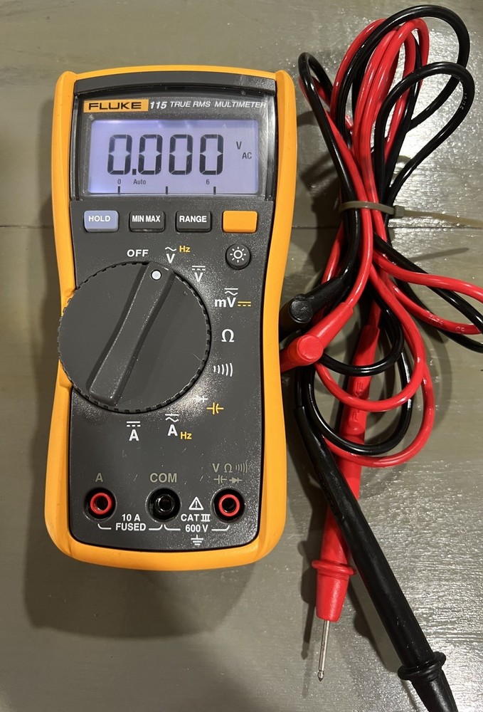 Fluke 115 Compact True-RMS Field Technicians Digital Multimeter