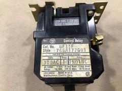 Westinghouse Control Relay BF11F 765A177G01 Coil 120V 60c #021A1