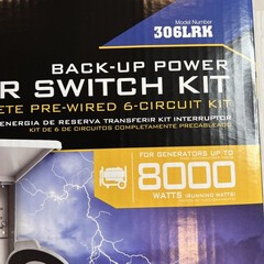 Reliance 30-Amp ProTran 2 Manual Transfer Switch Pre Wired 6-Circuit Kit 306LRK