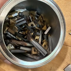 Lot Of 4 Lbs 9 Ounces Of Carbide Inserts And Bits Used
