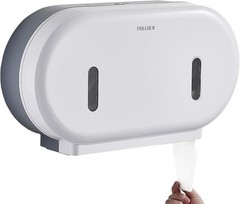 Commercial Twin Jumbo Toilet Tissue Dispenser, 9” Double Toilet Paper Roll Hold