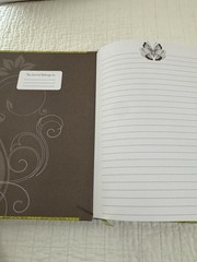 PlanAhead Green Floral Pattern Journal Illustrated Cardboard Cover Notebook New