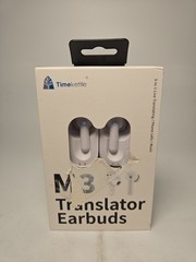 Timekettle M3 Earbuds 3-in-1 Language Translation No Subscription – White Color