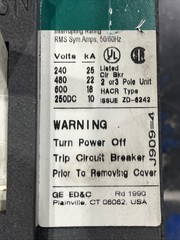 🔥GE TFJ236200WL 200A 600V 3P Circuit Breaker, Used Free Shipping🇺🇸