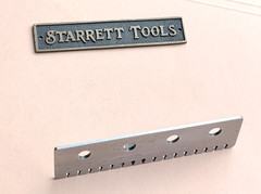 Rare Antique The L.S. Starrett Co. Hardened Steel Piano Center & Tuning Pin Gage