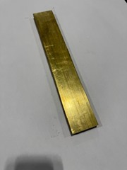 1/2″ x 2″ C360 Brass Flat Bar x 48″ Long, Half Hard, Free Cutting, Mill Stock