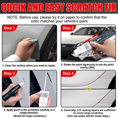 Car Touch Up PaintChampagne Silver MetallicKAY for Nissan, Car Paint Scratch …