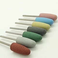 50 Pcs Dental Lab Silicone Rubber Polishers Diamond Polishing Burs 2.35 mm