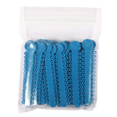 Orthodontic Dental Elastic Ligature Ties Rubber Ortho Braces Bands Teal