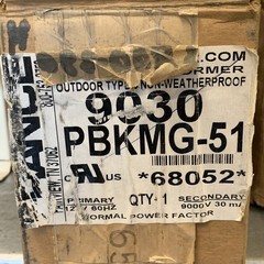 France 9030 PBKMG-51 Neon Transformer Electrode Housing 120V to 9000V 9kV 30mA