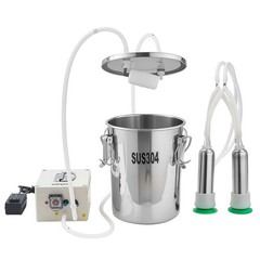 VEVOR Goat Milking Machine Goat Milker 1.8 Gal / 7 L Bucket for Cows and Goats