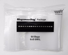 100 Zippit Bags Reloc 6 Mil Heavy Duty 6x 9″ Clear Zip Seal Lock Reclosable 6×9