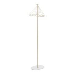 ‎Coat Shelf Metal Clothing Display Rack Entrance Clothing Rack with 10 Hooks
