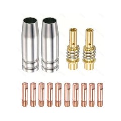 14PCS For MB15 15AK MIG Welding Gun Accessory Kit .030 Inch Contact Tip Nozzle
