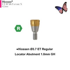US Locator Overdenture Abutment & Male Cap Inserts Kit for Hiossen R/M Platform