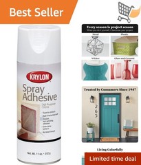All Purpose Spray Adhesive 11oz Clear Non-yellowing Craft Fabric Art Projects