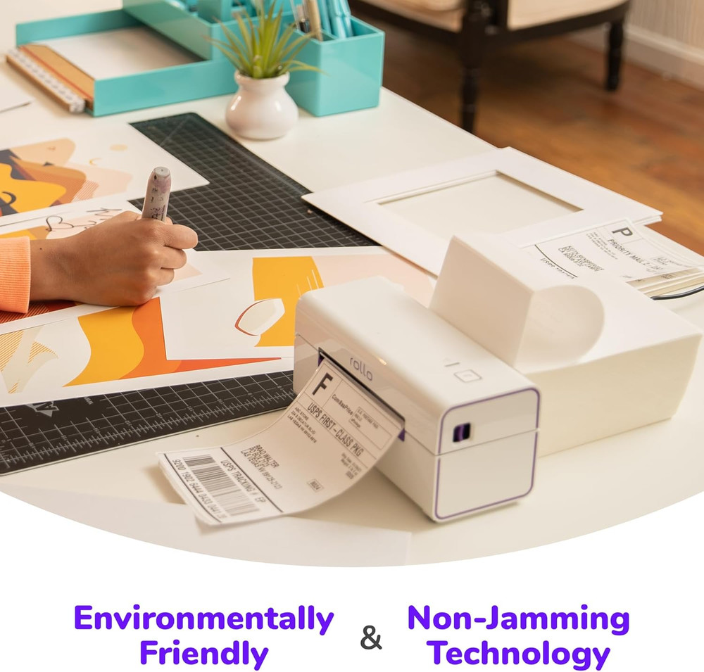 Direct Thermal Shipping Labels – Pack of 500 4X6 Thermal Labels Fanfold – Per…