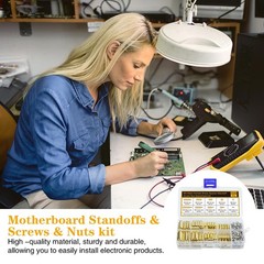 M3 Motherboard Standoff Kit 320PCS Brass Spacer Screws Set