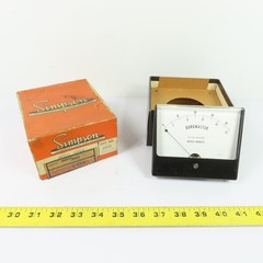 Simpson Burgmaster Feed Rate Indicator 0-45 Inches/Minute 15uA