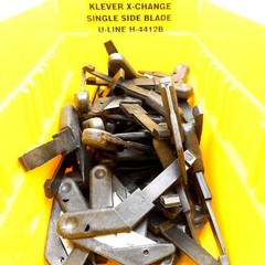 Replacement Blade Head Klever Safety Cutters One Sided Uline H-4412B Pack of 43