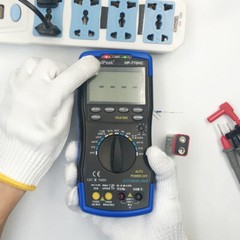 Digital Multimeter TRMS 6000 Counts Auto Range Ammeter AC DC Volt Clamp Meter