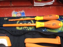 Ideal Journeyman Tool Kit Insulated 15 Piece 1000v WITH CARRYING CASE BAG