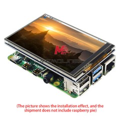 3.5 Inch Touch Screen 125MHz SPI LCD Display Fan for Raspberry Pi 4B/3B/Zero W