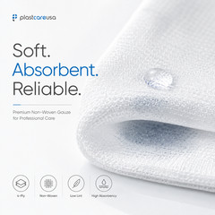 10000 2×2 Non Woven Sponges 4-Ply, Non-Sterile Cotton Dental Gauze (2 Case)
