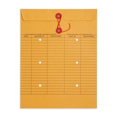 Blue Summit Supplies Interdepartment Envelopes with String Tie 10 x 13 Inches, B