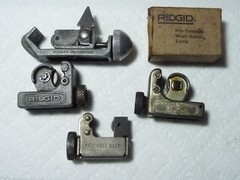 4 Vtg Tight Quarters Tubing Cutters Ridgid 104 The Imperial Brass Mfg Co