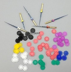 500pcs Dental Endo File Stoppers Root Canal Rotary File Flower Disinfection